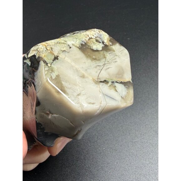 Natural Volcano Agate Flame Polished Healing Crystal Stone 328g 4" UVs - Picture 9 of 15